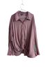 Terra & Sky Solid Pink Long Sleeve Button-Down Shirt Size 4X - photo 1