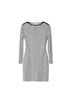 Reiss 92% Polyester 8% Elastane 100% Viscose Graphic Black White Cocktail Dress Size 6 - photo 1
