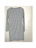 Reiss 92% Polyester 8% Elastane 100% Viscose Graphic Black White Cocktail Dress Size 6 - photo 4