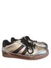 Steve Madden Gold Black Sneakers Size 8 - photo 2