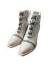 Freebird 100% Leather Gray Ankle Boots Size 7 - photo 1