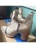 Freebird 100% Leather Gray Ankle Boots Size 7 - photo 4