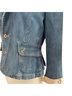 Tommy Hilfiger Solid Blue Denim Jacket Size 8 - photo 4