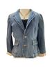 Tommy Hilfiger Solid Blue Denim Jacket Size 8 - photo 1