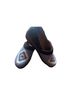 Born 100% Boiled Wool Aztec Or Tribal Print Blue Mule/Clog Size 10 - photo 2