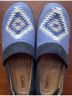 Born 100% Boiled Wool Aztec Or Tribal Print Blue Mule/Clog Size 10 - photo 13