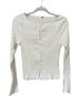Free People White Long Sleeve Button-Down Shirt Size L - photo 1