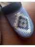 Born 100% Boiled Wool Aztec Or Tribal Print Blue Mule/Clog Size 10 - photo 4