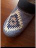 Born 100% Boiled Wool Aztec Or Tribal Print Blue Mule/Clog Size 10 - photo 6