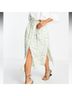 ASOS Zebra Print Green White Casual Skirt Size 4 - photo 4