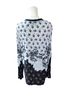 Prabal Gurung Floral Blue Long Sleeve Blouse Size L - photo 2
