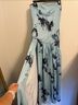 Peppermayo Floral Blue Black Casual Dress Size 2 - photo 9