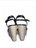 Michael Kors 100% Leather Black Tan Wedges Size 7 - photo 4