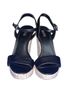 Michael Kors 100% Leather Black Tan Wedges Size 7 - photo 1