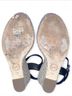 Michael Kors 100% Leather Black Tan Wedges Size 7 - photo 6