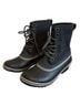 Sorel Blue Black Ankle Boots Size 7 1/2 - photo 1
