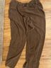 Halara Solid Brown Green Casual Pants Size L - photo 6