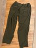 Halara Solid Brown Green Casual Pants Size L - photo 9
