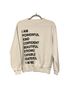 Anine Bing 100% Cotton Print White Black Sweatshirt Size XS - photo 1