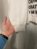 Anine Bing 100% Cotton Print White Black Sweatshirt Size XS - photo 5