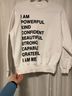 Anine Bing 100% Cotton Print White Black Sweatshirt Size XS - photo 7