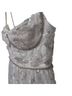 Self-Portrait 100% Polyester Solid White Silver Cocktail Dress Size 2 - photo 9