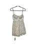 Self-Portrait 100% Polyester Solid White Silver Cocktail Dress Size 2 - photo 8