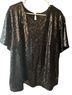 Lane Bryant Black Short Sleeve Blouse Size 18 - photo 1