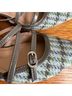 Kelly & Katie Plaid Blue Green Flats Size 6 1/2 - photo 5