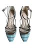 Kelly & Katie Plaid Blue Green Flats Size 6 1/2 - photo 1