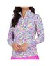 IBKUL Paisley Multi Color Long Sleeve Top Size M - photo 3