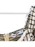 Self-Portrait 100% Polyester Checkered-gingham Black White Casual Dress Size 0 - photo 9