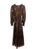 MSGM 100% Polyester Animal Print Leopard Print Brown Cocktail Dress Size 4 - photo 7