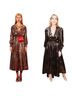 MSGM 100% Polyester Animal Print Leopard Print Brown Cocktail Dress Size 4 - photo 2