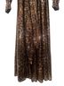 MSGM 100% Polyester Animal Print Leopard Print Brown Cocktail Dress Size 4 - photo 13