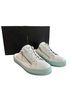 Giuseppe Zanotti 100% Leather White Blue Sneakers Size 9 1/2 - photo 13