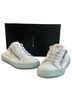 Giuseppe Zanotti 100% Leather White Blue Sneakers Size 9 1/2 - photo 3