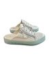 Giuseppe Zanotti 100% Leather White Blue Sneakers Size 9 1/2 - photo 5
