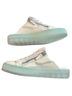 Giuseppe Zanotti 100% Leather White Blue Sneakers Size 9 1/2 - photo 8