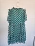 Easel 100% Polyester Graphic Green Casual Dress Size 1X - photo 6