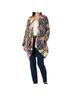 Johnny Was Floral Pink Yellow Kimono Size M - photo 5