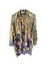 Johnny Was Floral Pink Yellow Kimono Size M - photo 10