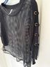 Perseption Concept Black Long Sleeve Top Size M - photo 3
