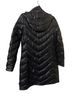 Calvin Klein 100% Nylon 100% Nylon 80% Dupion 10% Felt Chevron-herringbone Black Jacket Size S - photo 2