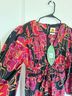 FARM Rio Floral Black Pink Jumpsuit Size M - photo 6