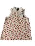 Ralph Lauren Print White Pink Sleeveless Button-Down Shirt Size 6 - photo 1