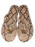 Tory Burch Snake Print Multi Color Flip Flops Size 6 - photo 2