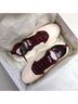 APL 100% Acrylic Red White Multi Color Sneakers Size 9 1/2 - photo 4