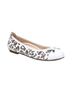 Vionic 100% Leather Leopard Print White Flats Size 10 - photo 1