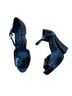Alice + Olivia Camo Black Sandals Size 10 1/2 - photo 3